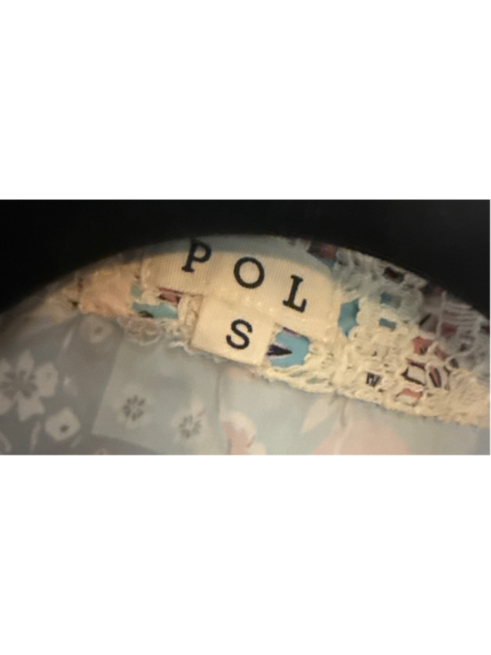 POL Blue & Pink Paisley Patchwork Wide Leg Pants Set S - Picture 4 of 6
